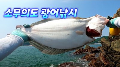 서울근교 도보권 광어낚시 포인트 소무의도 갯바위 광어 루어낚시 채비법 및 조황정보