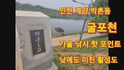 인천 계양 굴포천 무료 노지 붕어 낚시터, 서울근교 무료낚시터 정보