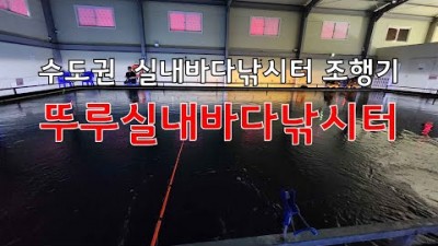 수도권 실내바다낚시터 경기도 화성 '뚜루실내바다낚시터' 문어낚시 실내바다낚시터 입어료 채비정보