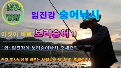 서울근교 임진강 숭어낚시, 민물에서 숭어를 잡을수 있는 원투낚시 포인트