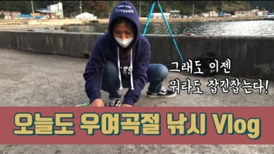 원투낚시에 뭐 이런게 걸리나..?ㅋㅋ | 낚린이 포항 원투 낚시 Vlog | 장어 낚시 | Fishing eel in South Korea