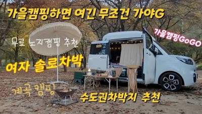 수도권 무료 노지 차박 캠핑 양평 도장계곡 레이차박 솔로캠핑 계곡캠핑